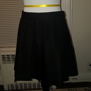 American Apparel Black Tennis Skirt